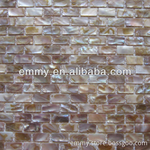 Natural pattern freshwater shell mosaic chinese river shell